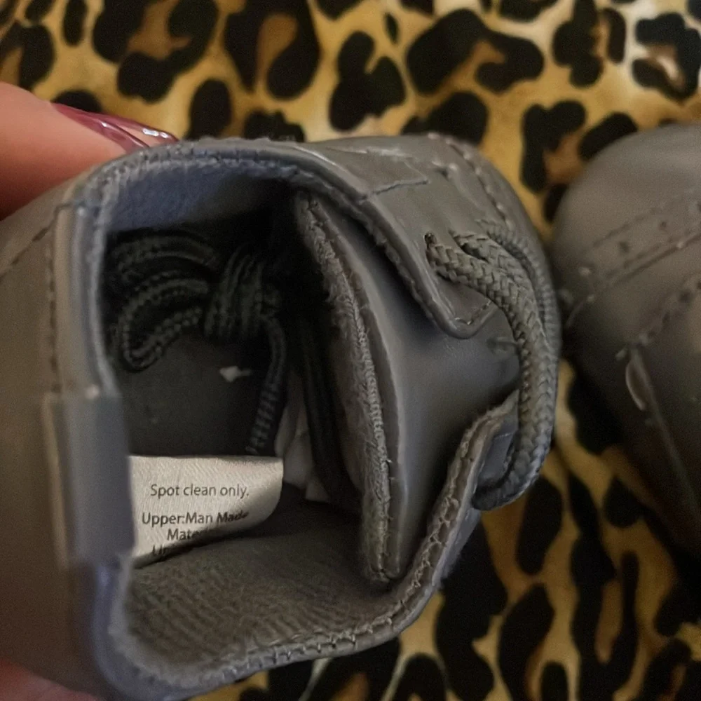NWT- LITTLE TREASURES SOFT BOTTOM LACE UP SHOES FOR HIM. SIZE: 12-18 months.GRAY